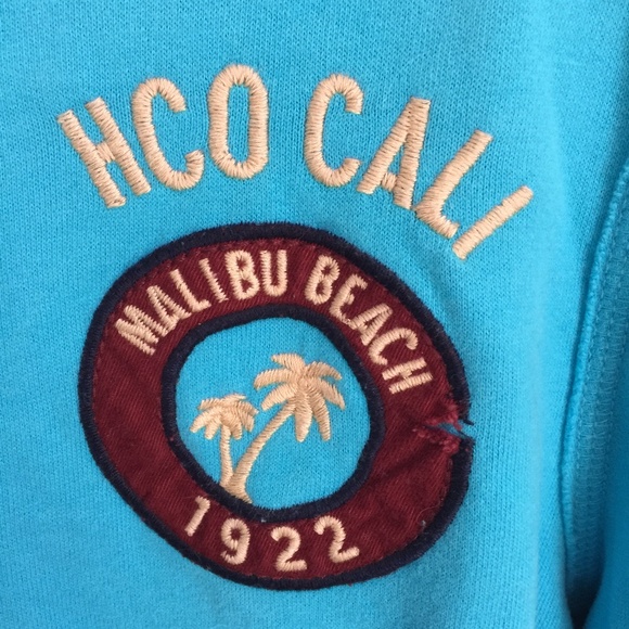 Supersoft Bright Blue Hollister Hoodie - Picture 2 of 7